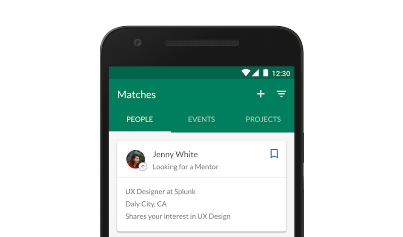 Mentorship app hero image